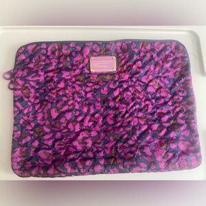 Marc By Marc Jacobs Pink and Purple Quilted Laptop Case
